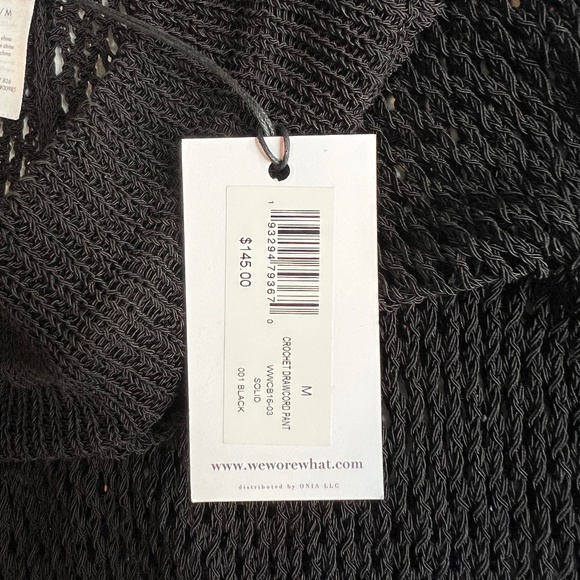 WeWoreWhat | Crochet Drawcord Pant | Sz M (NWT) - Picture 4 of 4